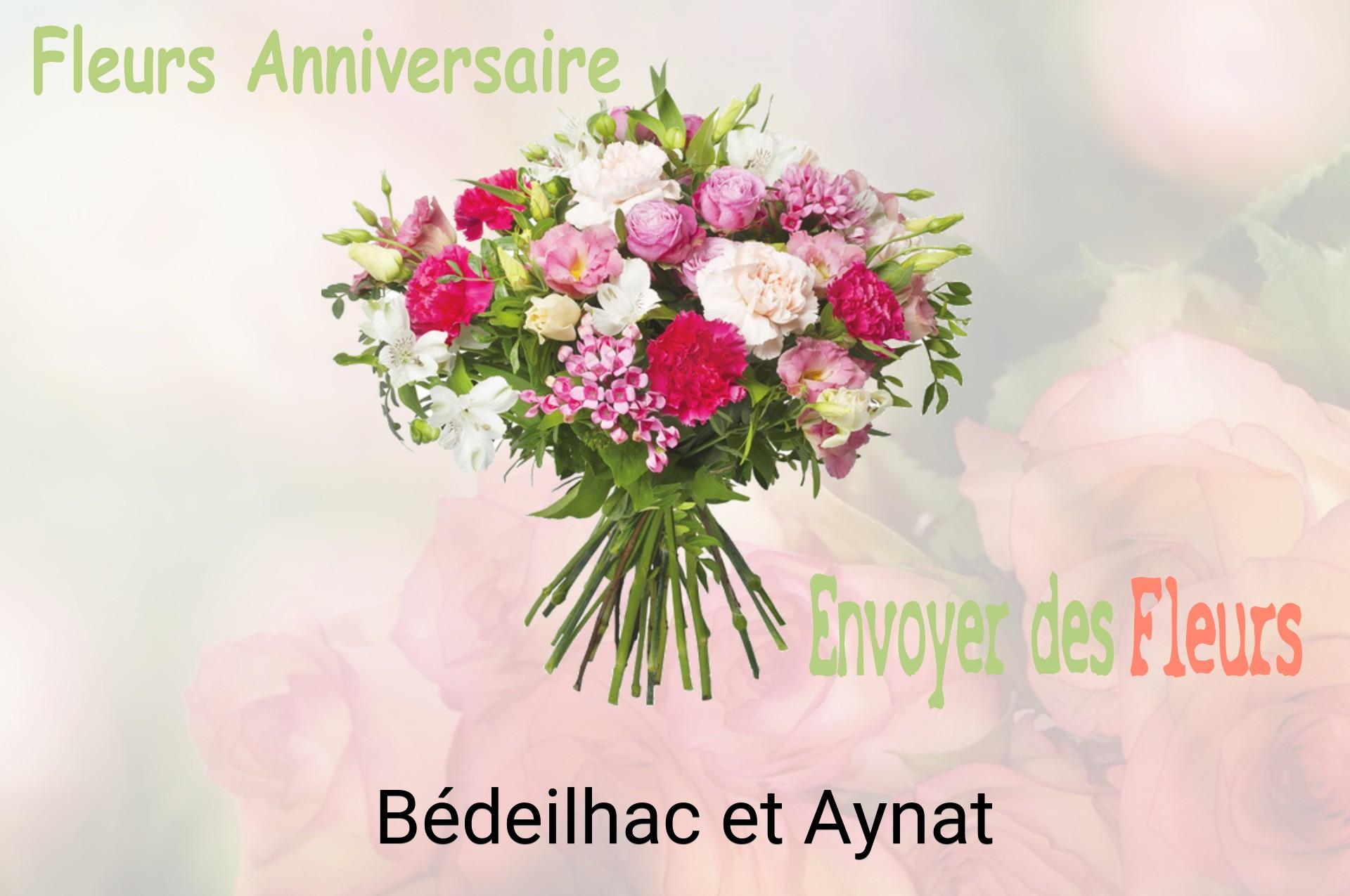 Bouquet de fleurs d’anniversaire livré à Bédeilhac-et-Aynat