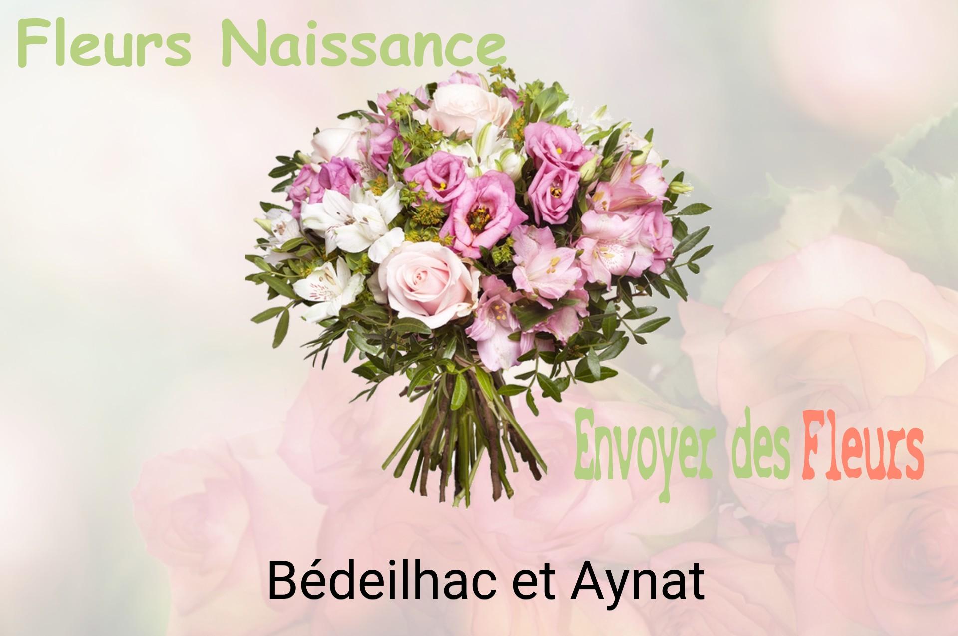 Bouquet de fleurs de naissance livré à Bédeilhac-et-Aynat